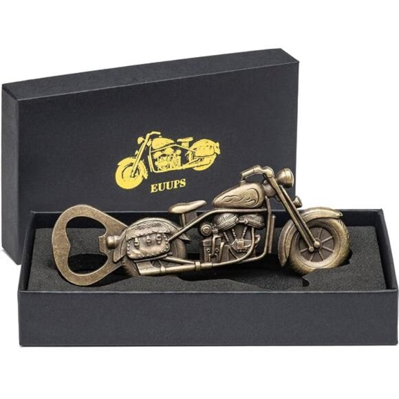 peace_by_peace Other - Unique Motorcycle Bottle Opener, Vintage Look Christmas Gift for Beer Bike Lover